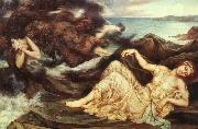 Evelyn De Morgan Port After Stormy Seas painting